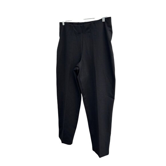 Isabella Bird Womens Black Pleated Stretch Pants SZ Extra Large - Picture 3 of 7